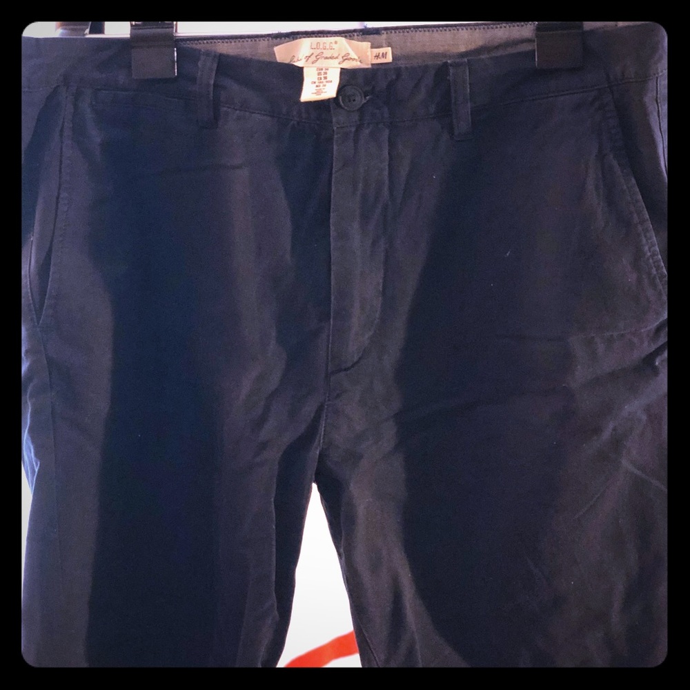 H&M Flat front Short- Navy Blue